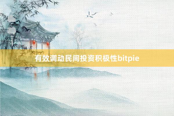 有效调动民间投资积极性bitpie