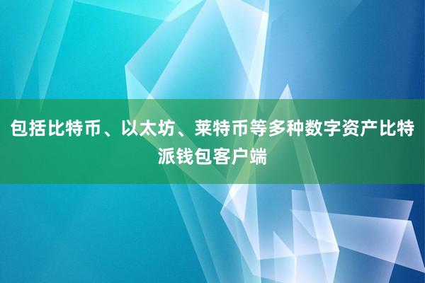 包括比特币、以太坊、莱特币等多种数字资产比特派钱包客户端